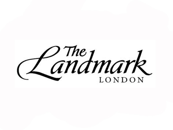 the landmark hotel logo caricatures at the venue