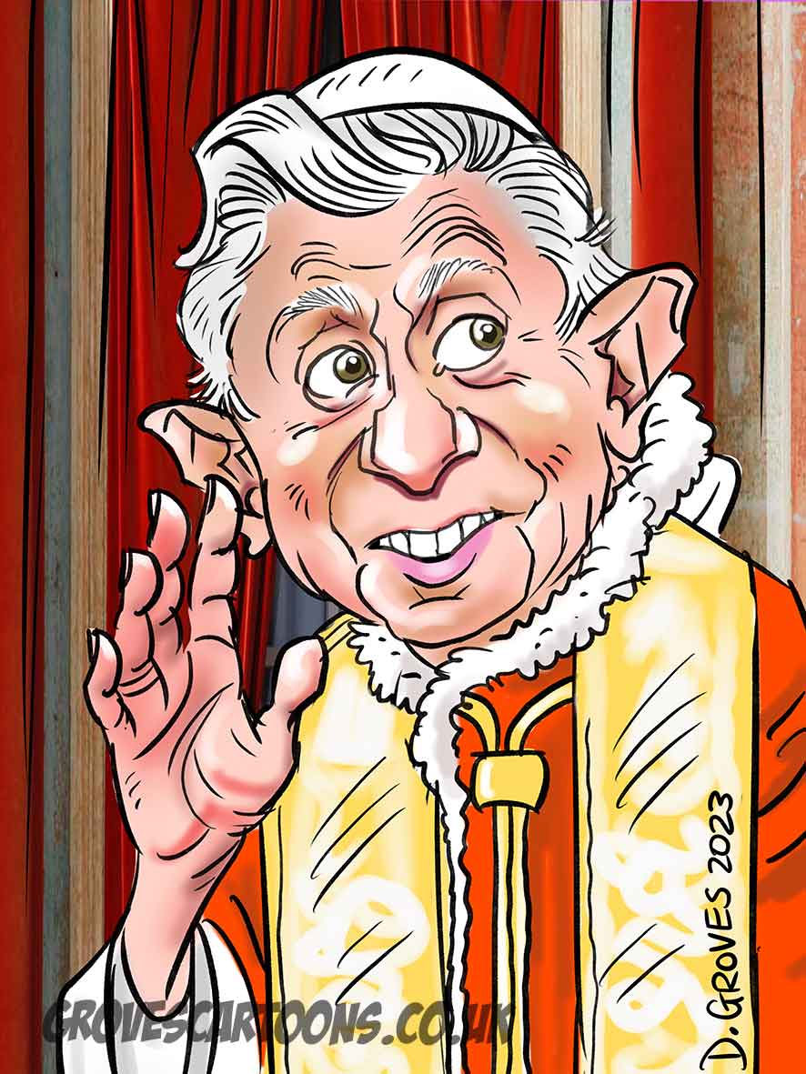 Pope Benedict XVI caricature