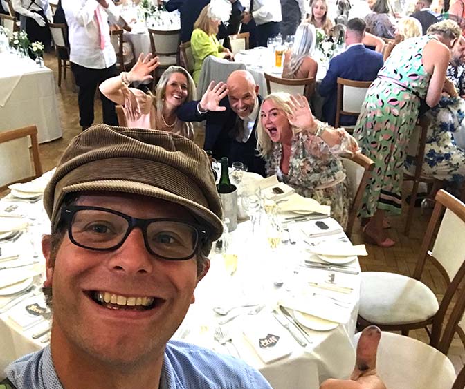 groves cartoons posing