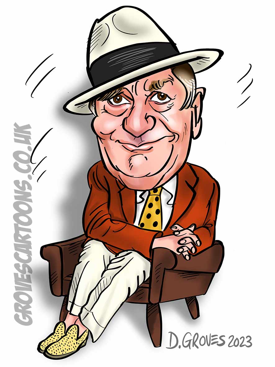 barry humphries caricature