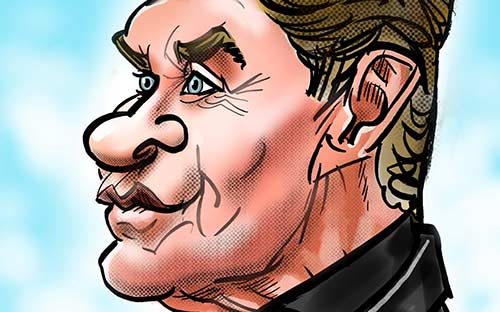 the hoff cartoon art