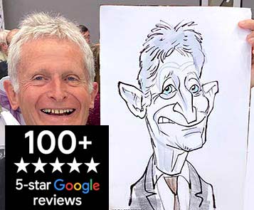 bridge nose caricature art